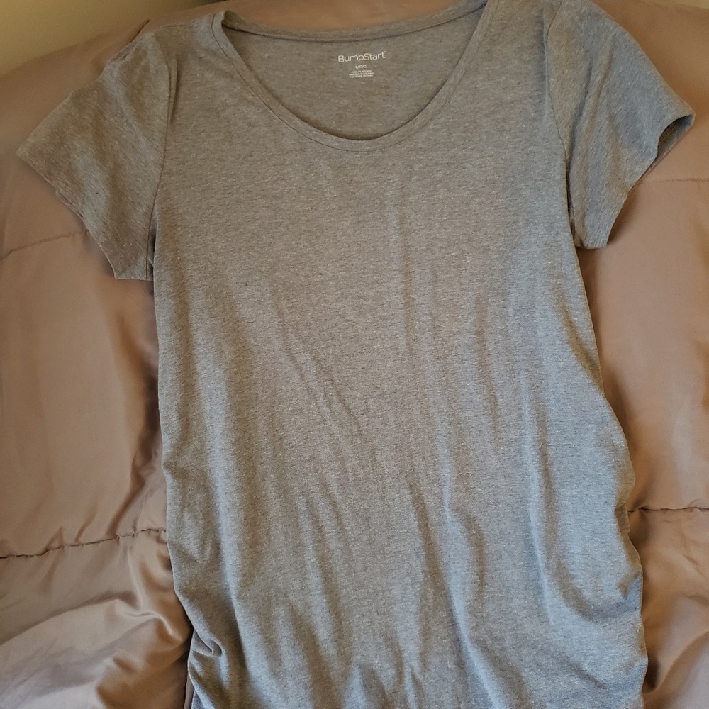 Maternity Short Sleeve Cotton Tee